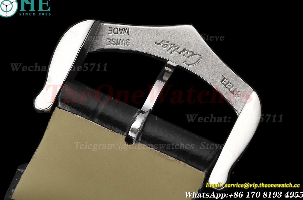 LE Black Tank Quartz Dial 27mm 8848F Française Silver SS 0317